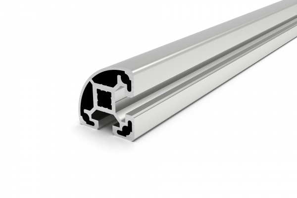 Aluminium profile R40-90° Groove 10 B-type